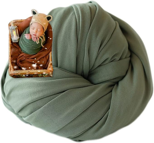 Newborn Photography Props Swaddle Newborn Wraps for Baby Boys Girls Infant Baby Photo Props Shoot Stretch Blanket