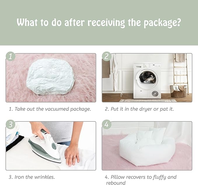 4PC Newborn Photo Props Baby Photography Basket Pictures Infant Posing Props, 1 Photo Donut, 3 Posing Pillows(Fits 0-3 Month)