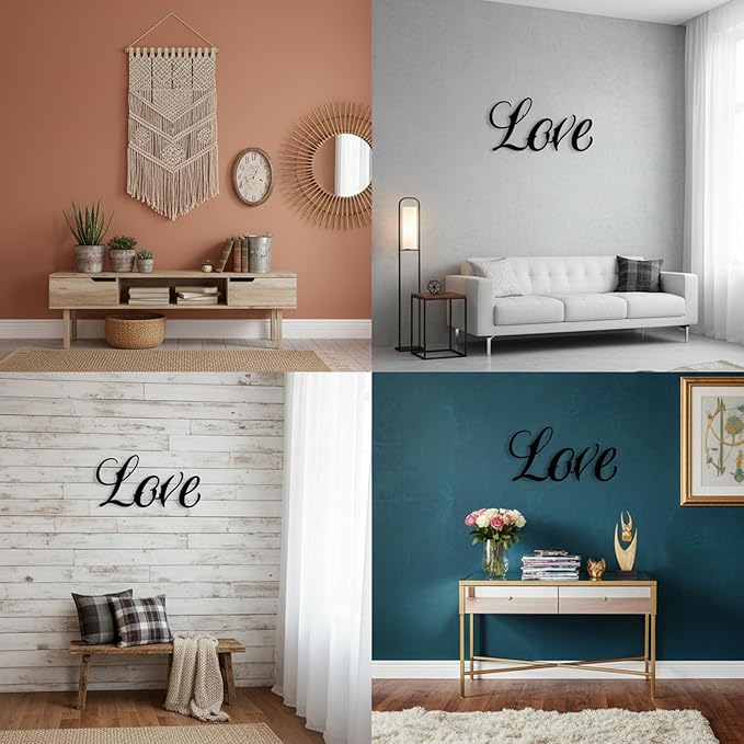 Custom Metal Words - Classic Calligraphy Script Name Sign - Custom Name Sign Baby - Elegant Laser Cut Cursive Wall Art for Baby Name, Wedding & Home Decoration Gift