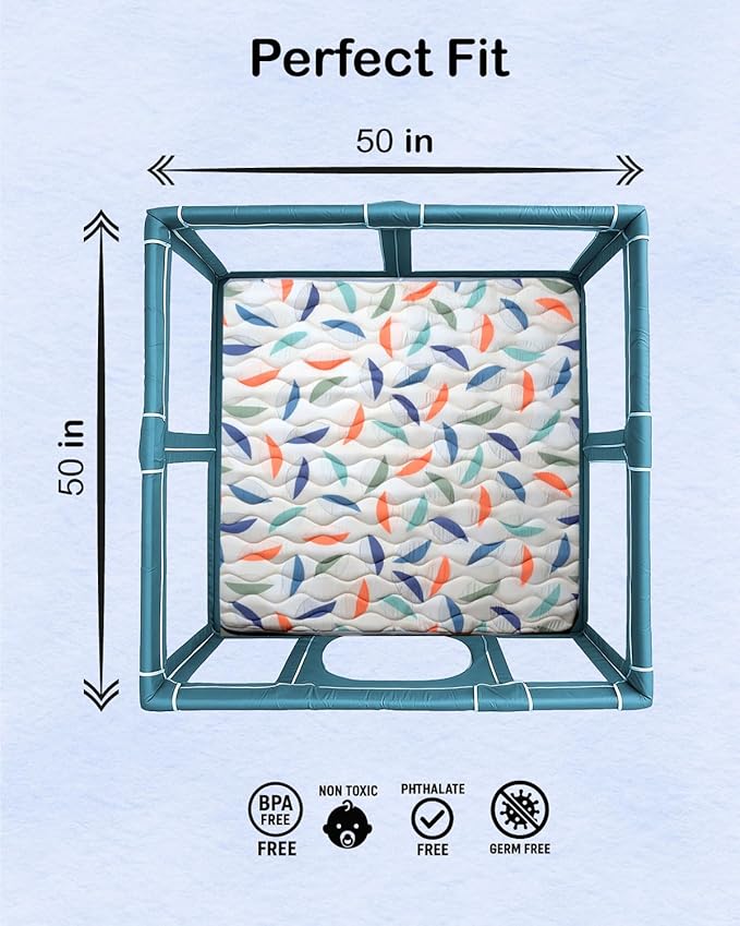 Discover The Pupilo 3-in-1 Baby Play Mat, Nap Mat & Toddler/Baby Seat– Surprising Thick Non-Slip Foam Mat. Quick and Easy Clean | Fits in Baby Playpen