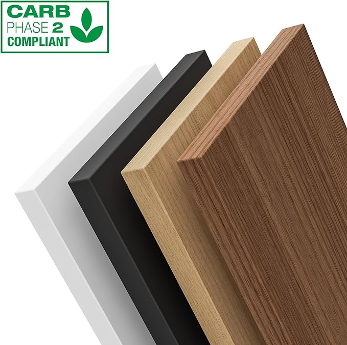 Brown Bookshelf, Wood Bookcase with 3 Tier Open Shelves, 10-Cube Minimalist Storage Shelf for Living Room, Bedroom, 55.1" W x 42.5" H