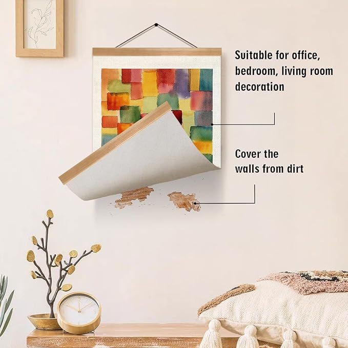 Inspirational Wall Art Poster ,Viktor Frankl Quote Print Linen Canvas Poster with Abstract Watercolor Design, Positive Psychology Decor for Office, Home, Therapy Room or Study 12x16In(Viktor frankl)