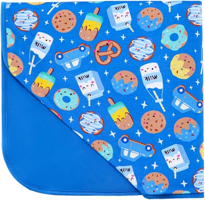 Premium Baby Blankets, Soft Viscose from Bamboo Blanket for Boys and Girls, Nursery Crib Bedding Quilt for Newborn and Toddler, Cooling for Hot Sleepers, 50'' x 50'' Cookies