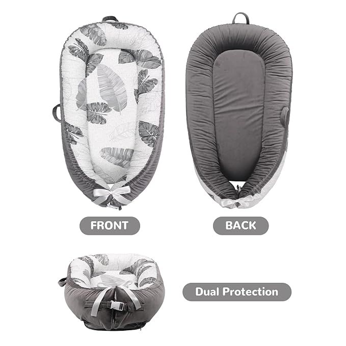 Baby Lounger, Infant Lounger for Newborn,Portable Baby Nest Cover Breathable & Soft, Newborn Essentials