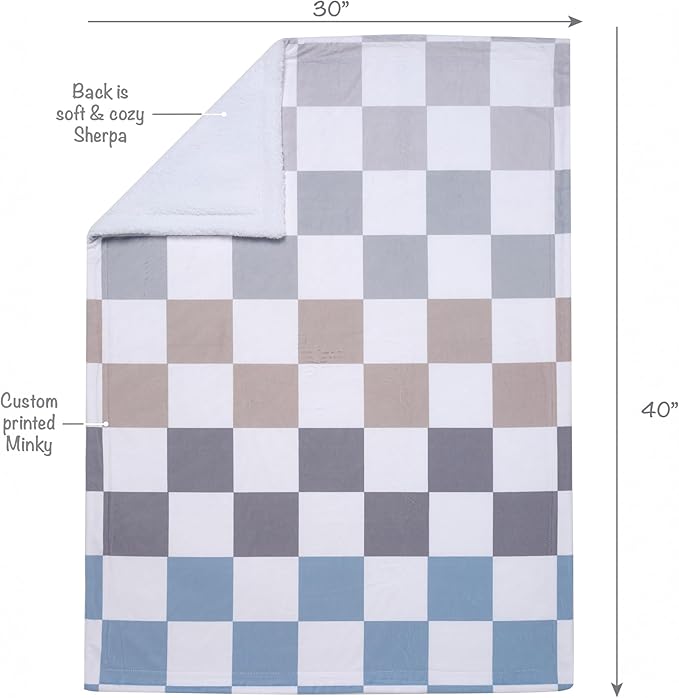 Lambs & Ivy Little Racer 3-Piece Cars/Transportation Baby Crib Bedding Set