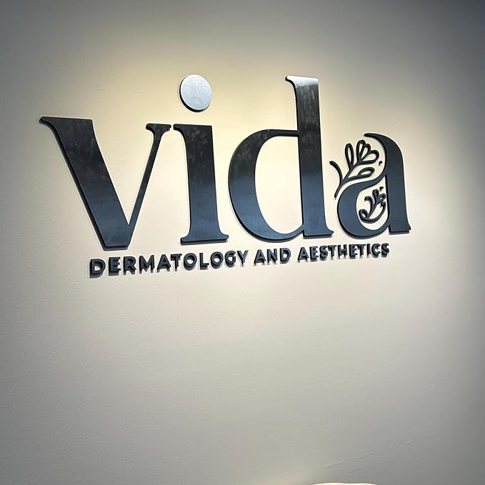 GUANKE Custom Wall Signs for Business Logo, Laser Cut 3D Acyrlic Signs, for Beauty Salon, Retail Outlets, Company, Office