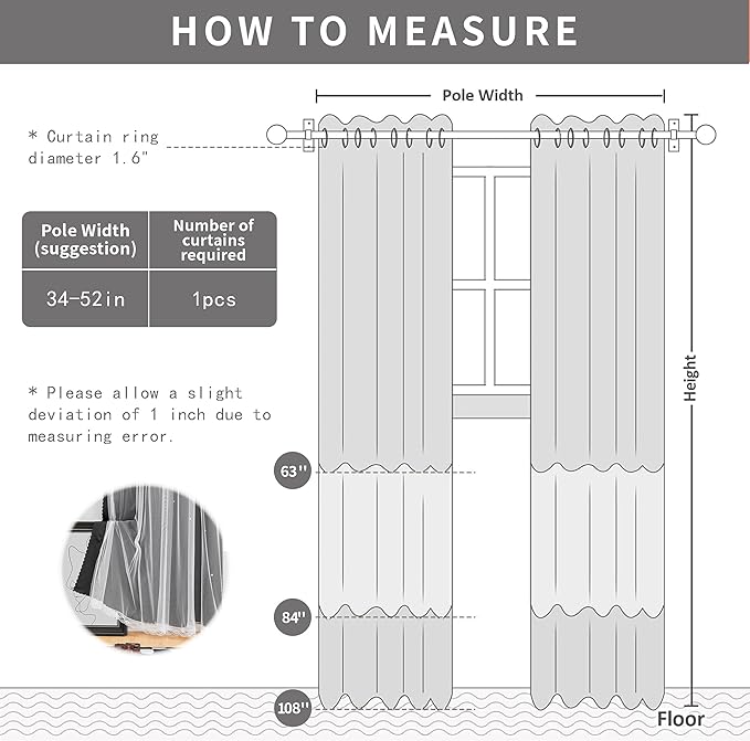 XiDi Black Out Curtains for Bedroom, Curtains for Girls Bedroom Decor, Unicorn Curtains for Kids Room, Black and White Curtains for Living Room 96 inchs Long 52 inches Wide 2 Panel Black