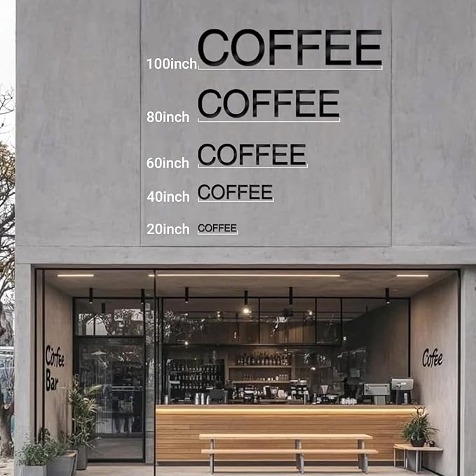 Custom Business Logo Sign, Handmade Professional 3D Laser Cut Acrylic Stainless Steel Letter Personalized for Wall, Salon Office Company Retail Studio Cafe Man Cave Bar Club Wedding Business Home