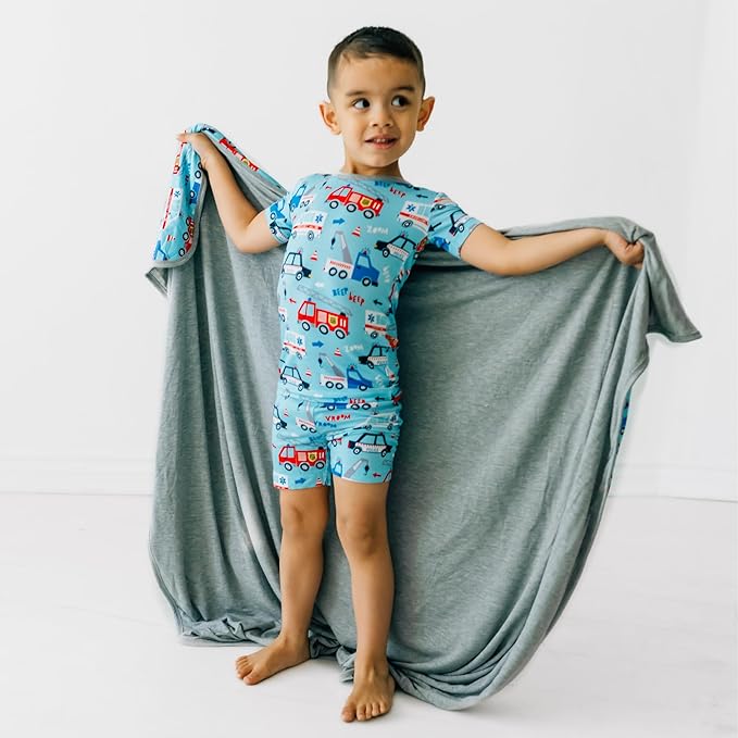 Little Sleepies Cloud Blanket, Soft Viscose from Bamboo Toddler & Baby Blanket for Boys & Girls, Lightweight, Perfect for Hot Sleepers, 50" x 50", Large (to The Rescue)