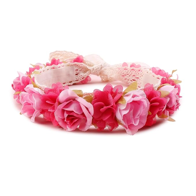 New Model Children Girl Lace Headbands Lace Flower Hairbands 2pcs Hair Accessories Gift for Children (lace-8)