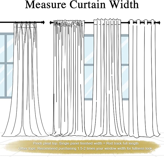 StangH 1 Panel Custom Velvet Curtain Super Soft Room Darkening Thermal Insulated Velvet Drape Customize Sizes & Colors for Kids Bedroom Living Dining Room Office