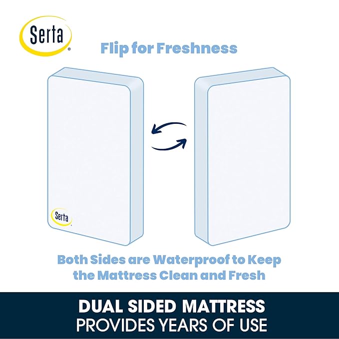 Delta Children Wood Toddler Bed, Nick Jr. PAW Patrol + Serta Perfect Slumber Dual Sided Recycled Fiber Core Toddler Mattress (Bundle)