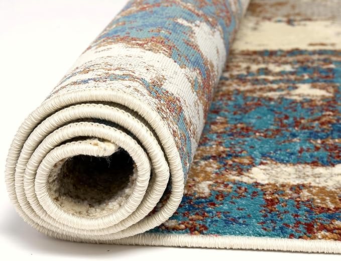 LUXE WEAVERS Lagos Collection Passion 4x5 Abstract Area Rug
