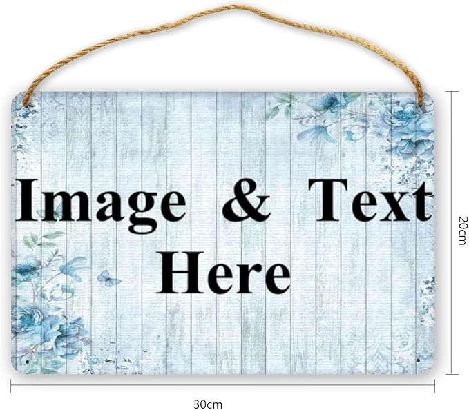 RETEHULO Personalized Custom Decorative Signs Plaques Wooden Hanging Wall Sign, Boys Girls Bedroom Art Wall Decor Custom Name Kids Baby Nursery Plaque