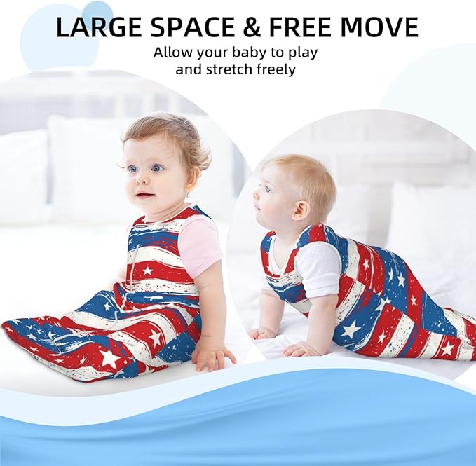 Baby Sleep Sack Sleeveless Sleeping Bag Wearable Blanket Soft Breathable Toddler Sleep Bag Colorful Dinosaur
