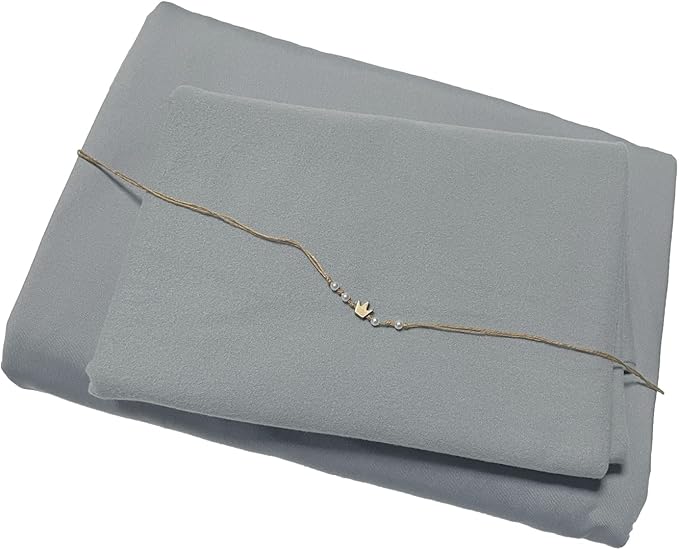 3Pcs Newborn Photography Props Baby Stretch Wraps for Photoshoot Photo Posing with Headband (Wrap + Backdrop + Headband, Grey)