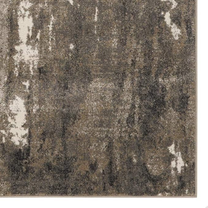 LUXE WEAVERS Lagos Collection Beige 2x3 Abstract Area Rug