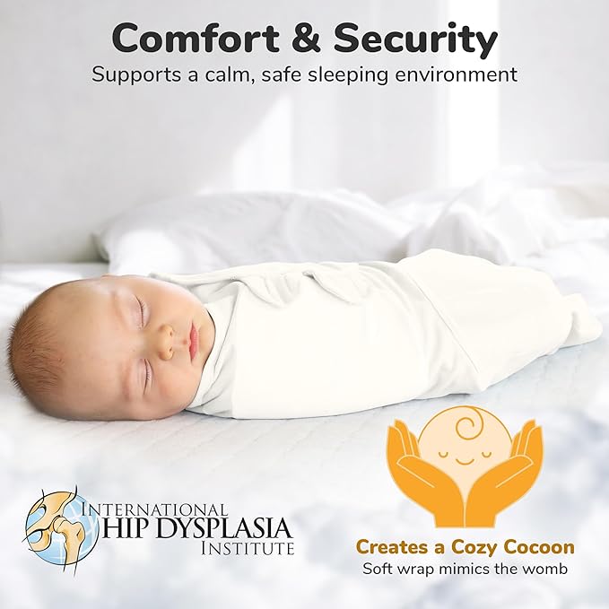 Mama Cheetah Preemie Swaddle Sack, Organic Swaddling Sleep Sacks for Preemies, Swaddle Blanket Wrap, Easy Swaddles for Premature Baby Girl 4-7 lbs, Newborn Essentials, 4-Pack