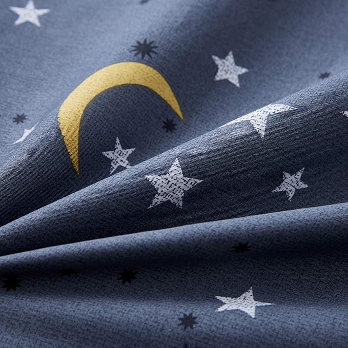 Brandream Boys Space Bedding Kids Bedding Sets Full Size Grey Astronaut 100% Cotton Duvet Cover Sets Reversible Zipper Closure(No Comforter Included)
