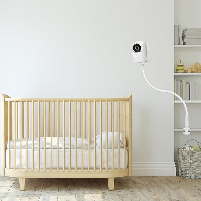 Upgraded Stronger Baby Monitor Mount for VTech New VM901, VM928HD, VM919HD, VM5463 Cameras, 31.5” Flexible Holder Stand for Crib, Shelves, or Furniture - No Tools or Wall Damage