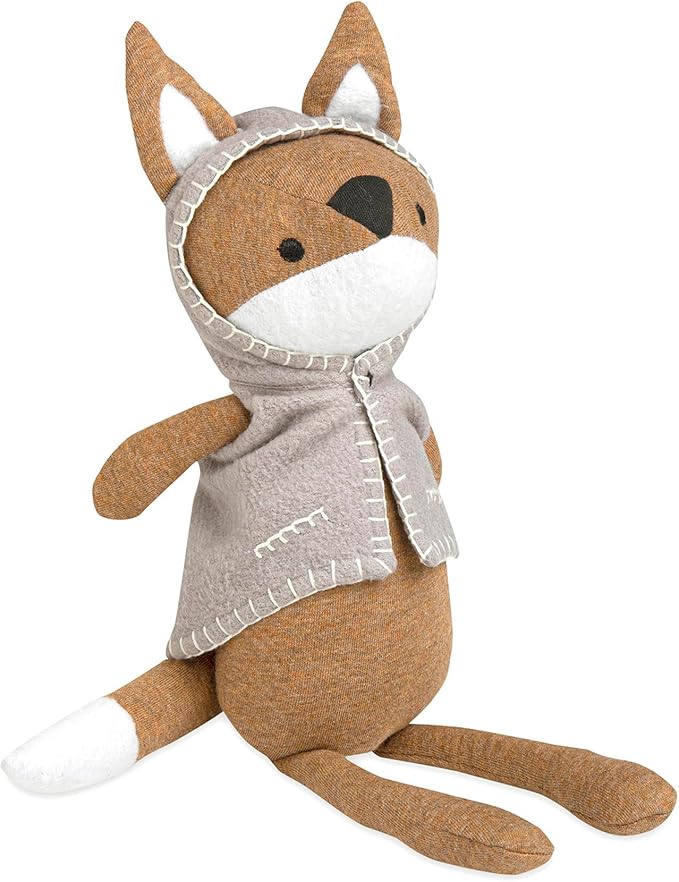 Crane Baby Handmade Soft Plush Stuffed Animal Toy, Cuddle Me Baby Companion, Nursery Essential Gift for Boys and Girls Frankie Fox Woodland Plush Toy