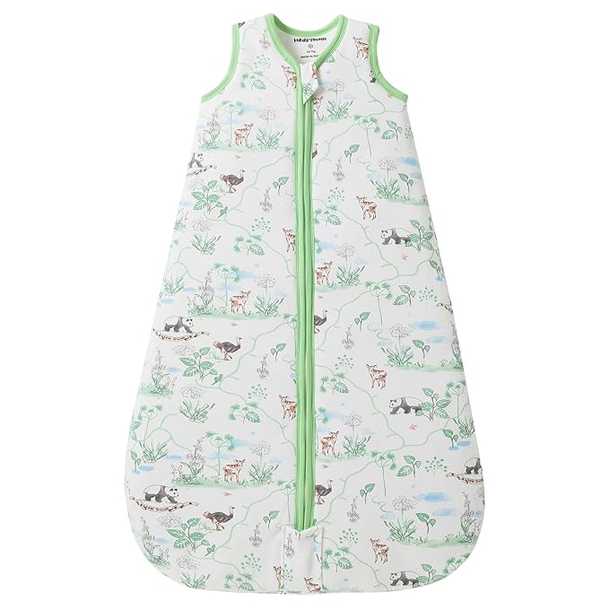 Baby Sleeping Bag 2.5 TOG Cotton Winter Sleep Sack for Newborn babies, Unisex Baby Wearable Blanket with Animal Patterns, Panda, L