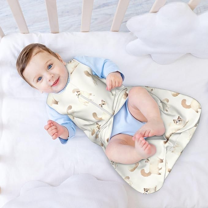 Baby Sleep Sack Sleeveless Sleeping Bag Wearable Blanket Soft Breathable Toddler Sleep Bag Colorful Dinosaur