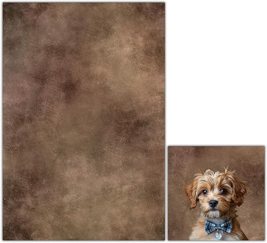 5x7ft Dark Brown Abstract Photography Backdrops Mottled Portrait Photo Background for Studio Prop Newborn Backdrop
