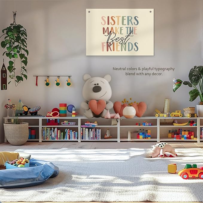 Long Live Boyhood Boys Room Decor - Linen Nursery Banner for Toddler Room Decoration, Farmhouse Kids Wall Hanging, Canvas Banner Flag for Baby Shower, Birthday Gift - A11