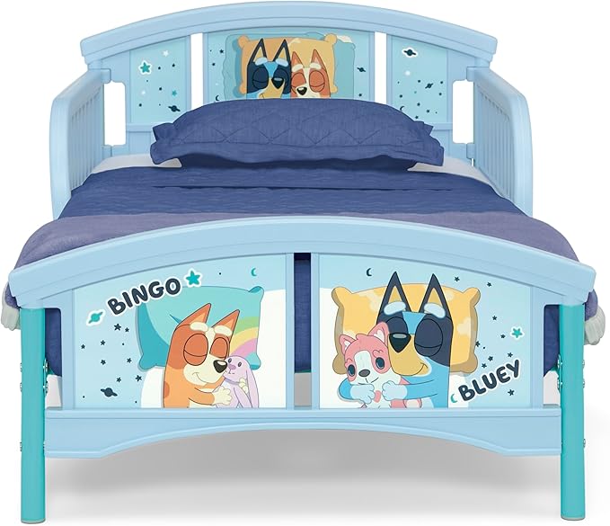 Delta Children Plastic Toddler Bed, Bluey