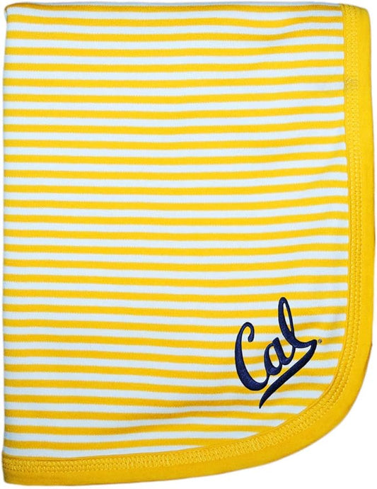 Creative Knitwear University of California at Berkeley Cal Striped Baby and Toddler Blanket