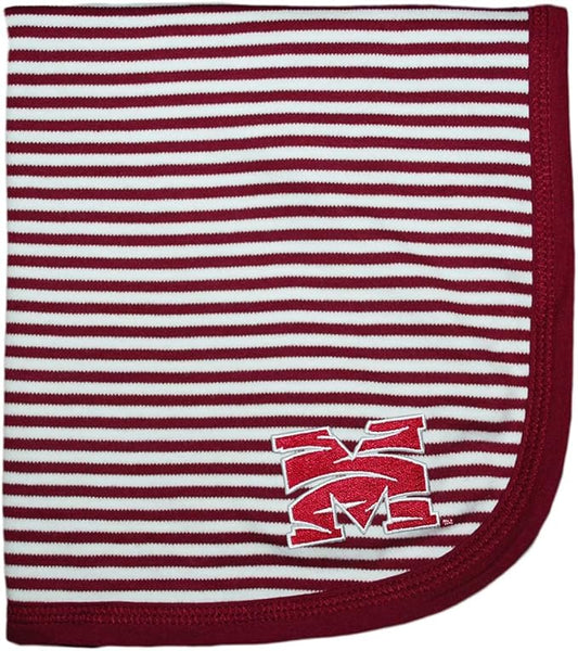 Creative Knitwear Morehouse Tigers Striped Baby and Toddler Blanket