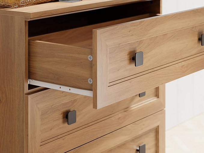 Modern Drawer Dresser for Bedroom with 3 Drawers,Chest of Drawers with Organizer Storage for Bed Room,Livingroom Hallway Oak