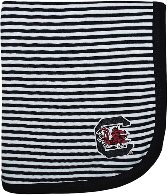 Creative Knitwear University of South Carolina Gamecocks Striped Baby and Toddler Blanket
