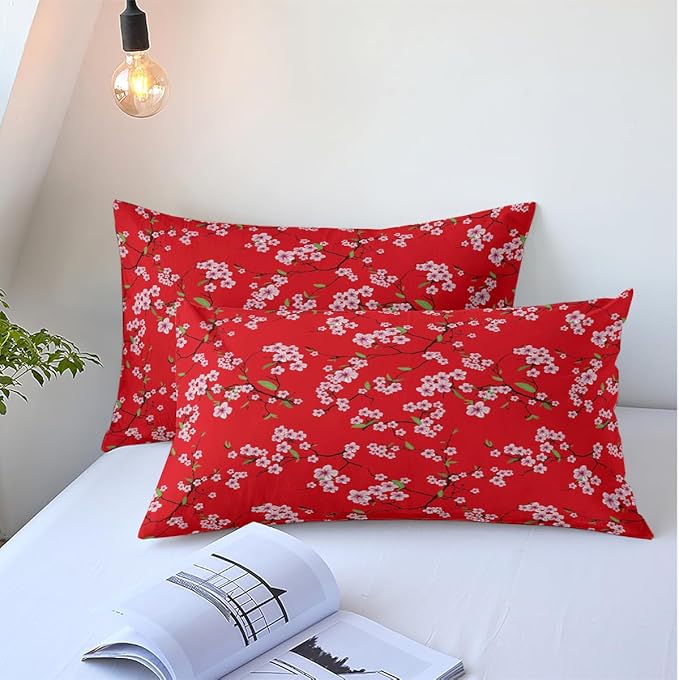 Botanical Floral Duvet Cover Queen Flower Duvet Cover Girls Cottagecore Bedding Set Queen 3 Pieces Comforter Cover Vintage Garden Floral Bedding Quilt Cover with Zipper Closure