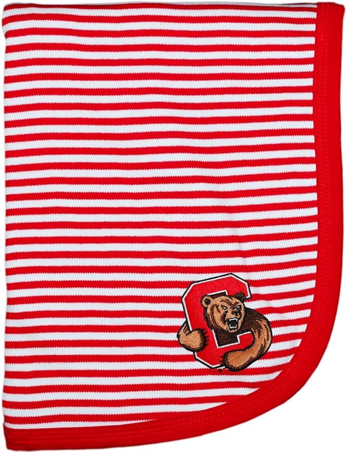 Creative Knitwear Cornell University Striped Baby and Toddler Blanket