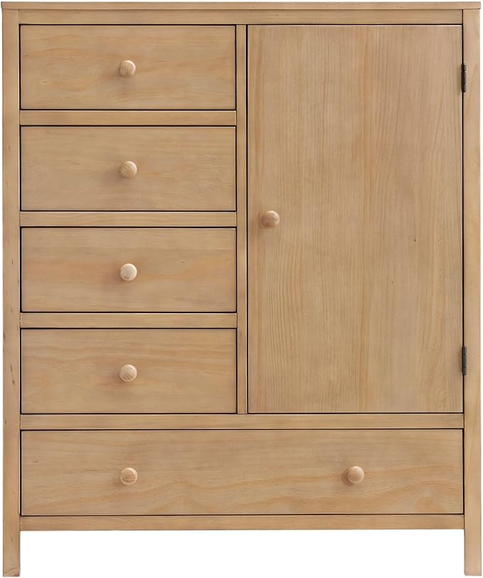 Soho Baby Everlee Chifferobe, Honey Wood