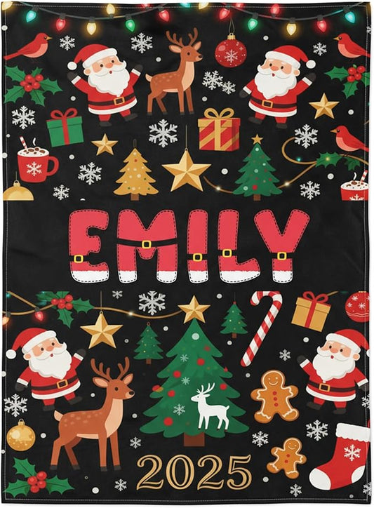 Personalized Baby Blanket, Custom Baby Blanket for Boys & Girls, Baby Blanket with Name, Baby Shower, Easter, Christmas, Birthday Newborn & Toddler Gifts, Baby Gifts
