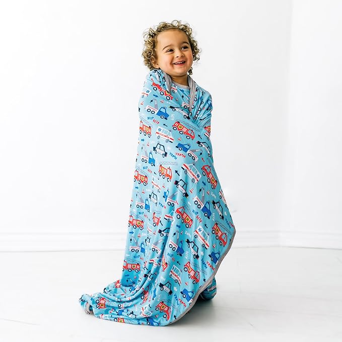 Little Sleepies Cloud Blanket, Soft Viscose from Bamboo Toddler & Baby Blanket for Boys & Girls, Lightweight, Perfect for Hot Sleepers, 50" x 50", Large (to The Rescue)