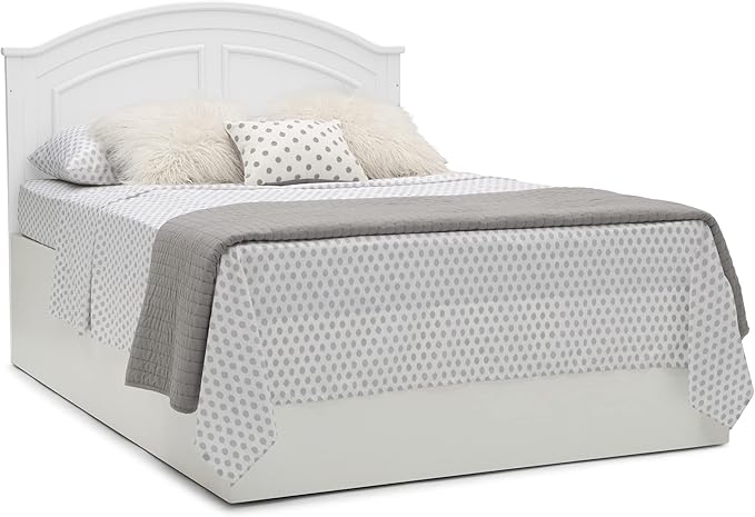 Delta Children Perry 6-in-1 Convertible Crib - Greenguard Gold Certified, Bianca White