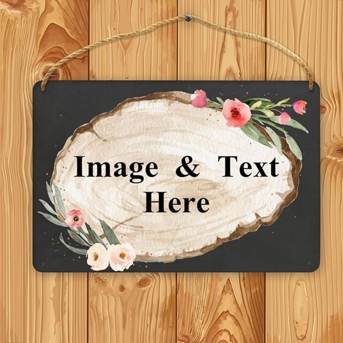 RETEHULO Personalized Custom Decorative Signs Plaques Wooden Hanging Wall Sign, Boys Girls Bedroom Art Wall Decor Custom Name Kids Baby Nursery Plaque