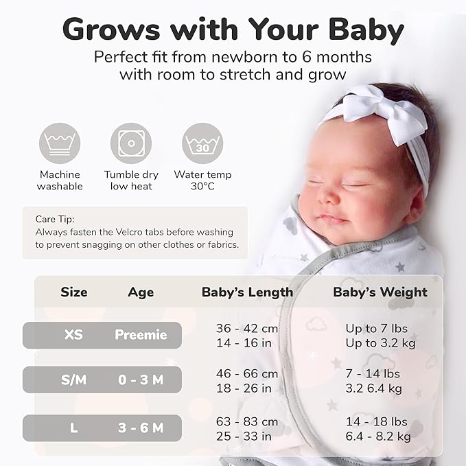 Mama Cheetah Preemie Swaddle Sack, Organic Swaddle Sleep Sacks for Preemies, Preemie Swaddling Blanket Wrap, Easy Swaddles for Premature Baby Boy Girl 4-7 lbs, Newborn Essentials, 3-Pack, Grey