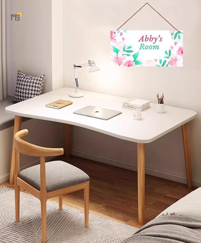 Personalized Fantasy Decor for Boys Room Flowers Theme Room Decor for Nursery,Pink Green Wall Art Decor for Kids Room Gilrs Bedroom Little Man Cave