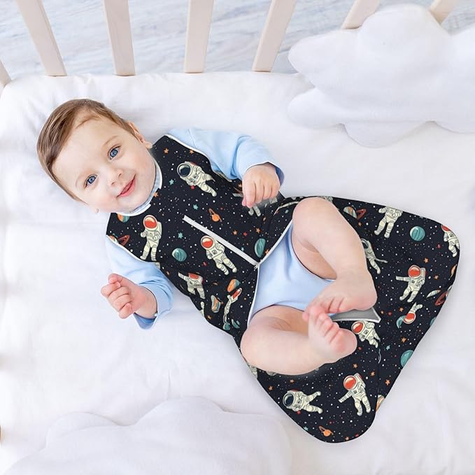 Baby Sleep Sack Sleeveless Sleeping Bag Wearable Blanket Soft Breathable Toddler Sleep Bag Colorful Dinosaur