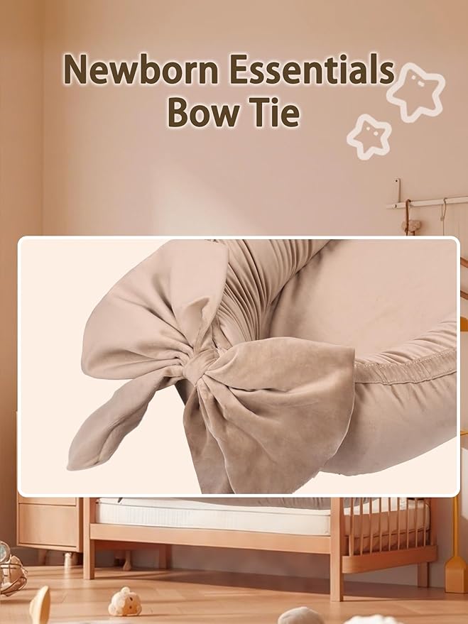 Baby Lounger, Infant Lounger for Newborn,Portable Baby Nest Cover Breathable & Soft, Newborn Essentials