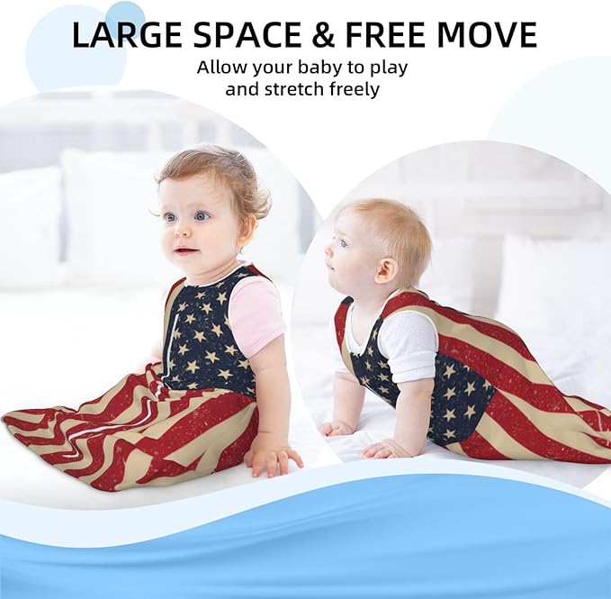Baby Sleep Sack Sleeveless Sleeping Bag Wearable Blanket Soft Breathable Toddler Sleep Bag Colorful Dinosaur