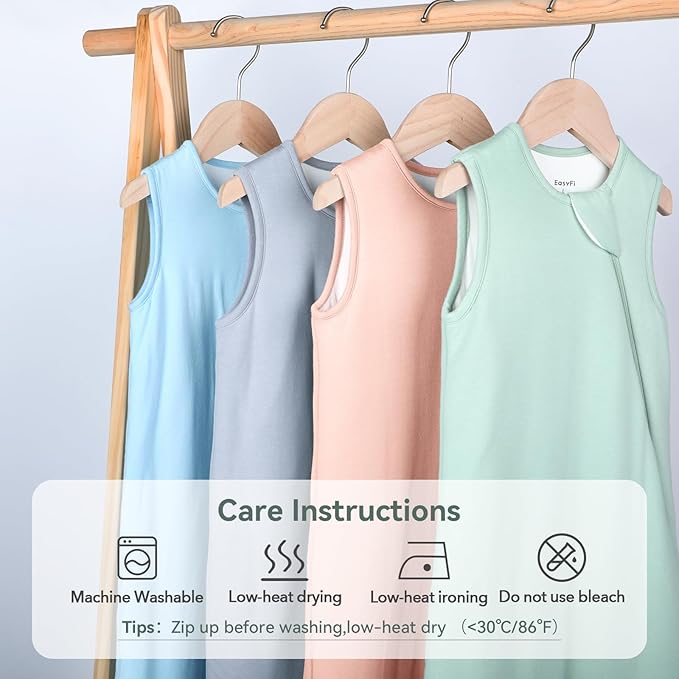 Rayon Made from Bamboo Sleep Sack 24-36 Months 2.5 Tog Winter Supersoft Toddler Sleep Sack 2t-3t for Unisex Girl Boy Thick Warm Baby Sleeping Bag 2-Way Zipper Baby Wearable Blanket