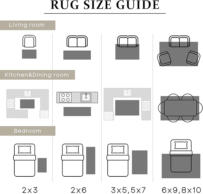 3x5 Small Entryway Area Rug Indoor for Front Door Entry Way,Washable Non Slip Ultra Thin Modern Farmhouse Neutral Boho Door Mat Entrance,Tan Brown and Cream Beige