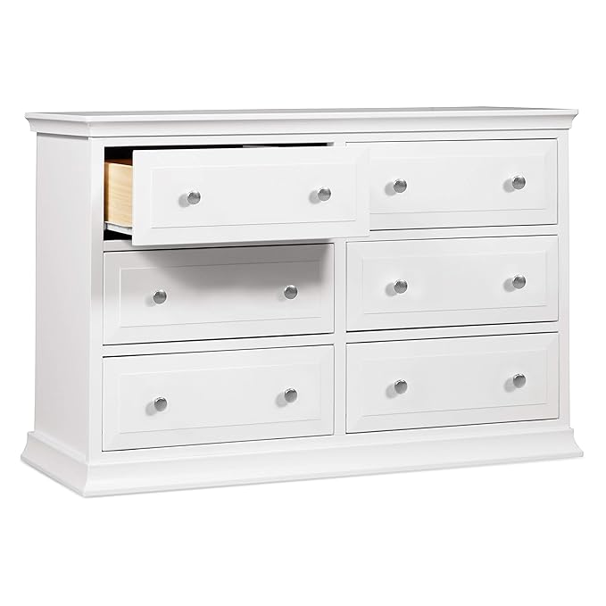 DaVinci Signature 6-Drawer Double Dresser in White