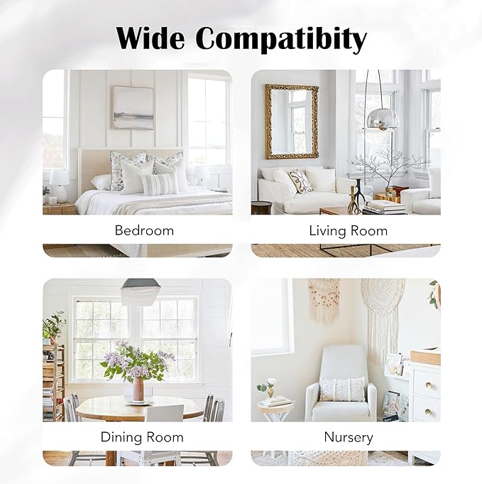 100% Blackout Curtains with Sheer Overlay Mix and Match Double Layer Drapes 84 Inch Long 2 Panels for Bedroom Living Room Grey White Ombre Grommet Window Treatment with Tiebacks